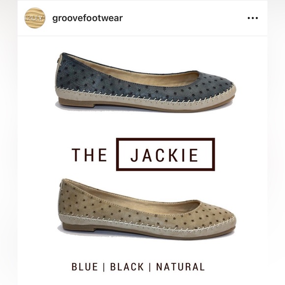 Polka Dot STAR Groove Black Flat Shoe Mary Jane Boho Ballet Cottage Kawaii Vegan - Picture 15 of 16